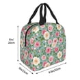 thumbnail image 2 of Pofeuu Rose Flowers Print Lunch Bag Lunch Box Large Capacity Insulated Lunch Bag for Adult, Leakproof Reusable Lunch Tote Bags for Work, 2 of 5