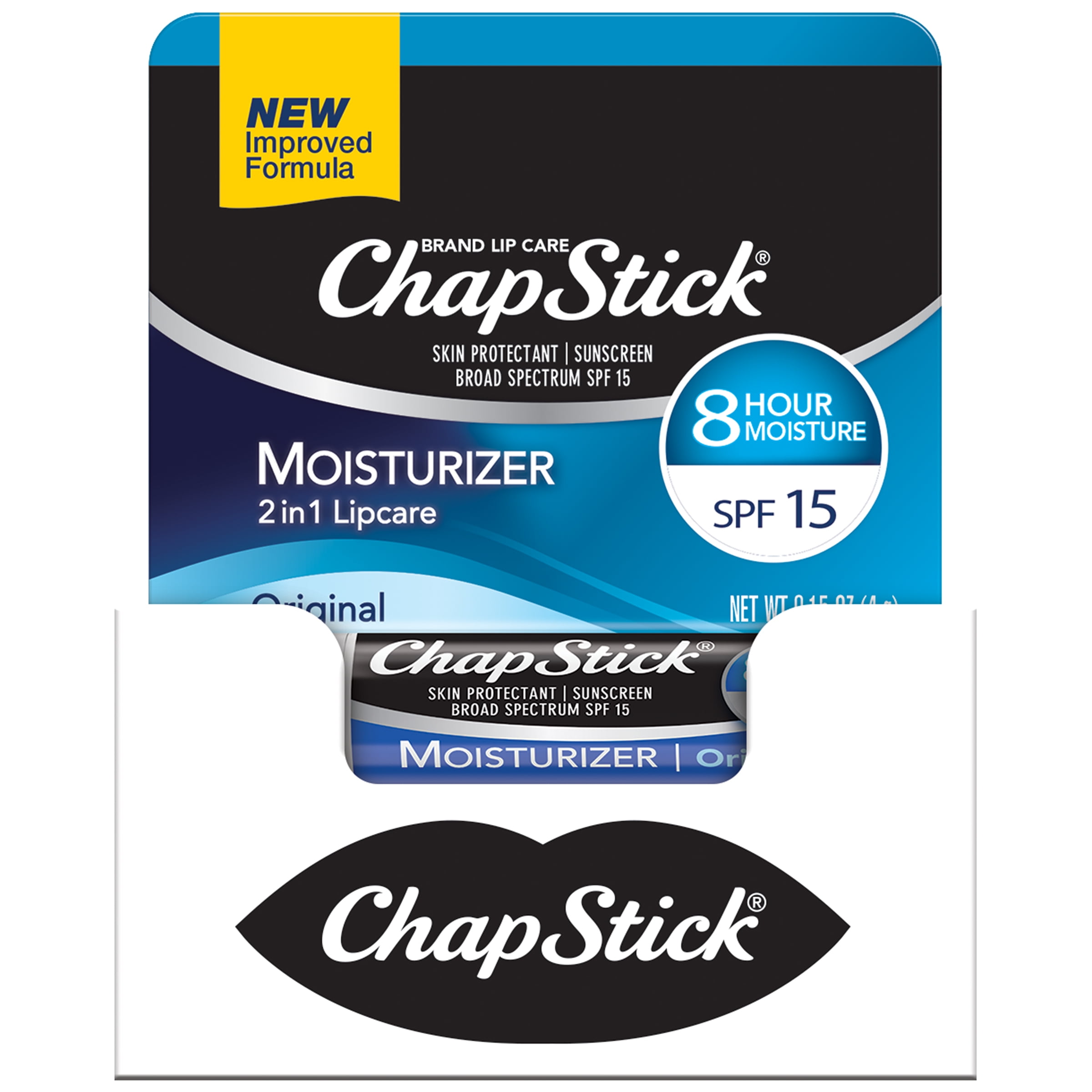 ChapStick Original Moisturizer lip hydration and sun protection 2in1