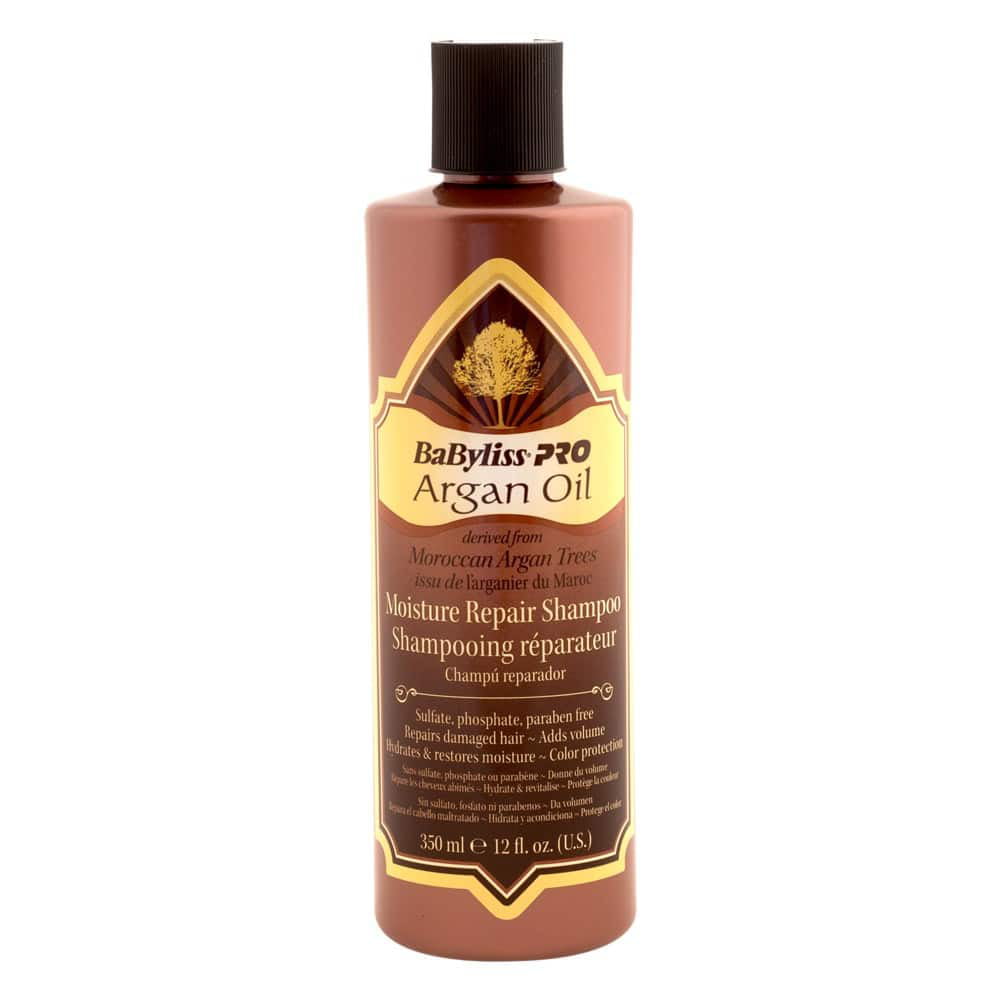 Kæmpe stor sjæl Vent et øjeblik BaBylissPRO Argan Oil Moisture Repair Shampoo (12oz) | Walmart Canada