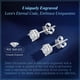 thumbnail image 5 of Pendientes SIGALIT en forma de corazón de moissanita S925 de plata de 3 quilates, 5 of 9