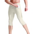 thumbnail image 3 of Breezora Compression Baselayer Shorts for Men Workout Running and Biking High Elastic Support Underwear with Seamless Comfort for Athletics L Size Beige, 3 of 10