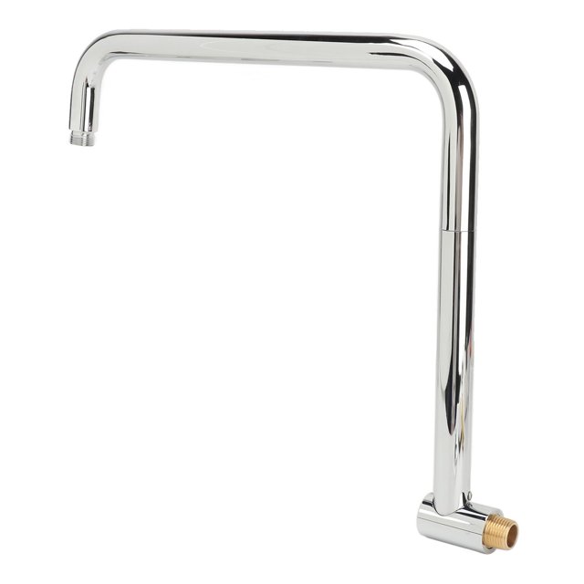 Cero Inoxidable De Acero Inoxidable De La Extensión De La Ducha De Forma De Ducha De 14 Pulgadas, Reemplazo De Tubo De Ducha De Lluvia De 360 , Tubo De Extensor Horizontal