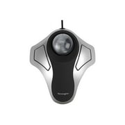 Kensington Optical Orbit Trackball Mouse, Two-Button, Black/Silver
