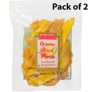 2 Pack of Trader Joes - Organic Dried Mango Unsulfured & Unsweetened