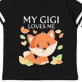 thumbnail image 4 of Inktastic My Gigi Loves Me Little Fox Boys or Girls Toddler T-Shirt, 4 of 5