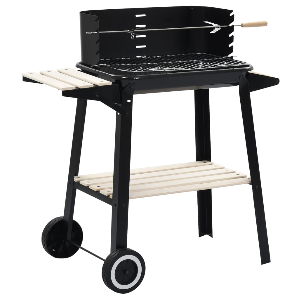 GUIAJ Charcoal BBQ Stand with Wheels