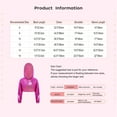 thumbnail image 4 of inlzdz Kids Girls Metallic Shiny Jazz Hip Hop Dance Crop Top Long Sleeve Cropped Hoodies Sweatshirts Light Green 12, 4 of 4