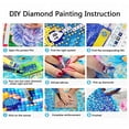 thumbnail image 5 of ZHAOCHENG Tarjetas de felicitación navideñas, 8 paquetes de pintura de diamantes 5D Tarjeta de felicitación navideña para Navidad (D) - Campanas navideñas, renos, muñecos de nieve, tarjetas y sobres d, 5 of 5