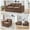 Brown, variant on Modular Sectional Sofa Cloud Couch,80.31" Oversized Love seat Sofa,Modern 2 Seater Sofa with Cushion Covers Removable,Comfy Sectional Couch for Living Room Apartment