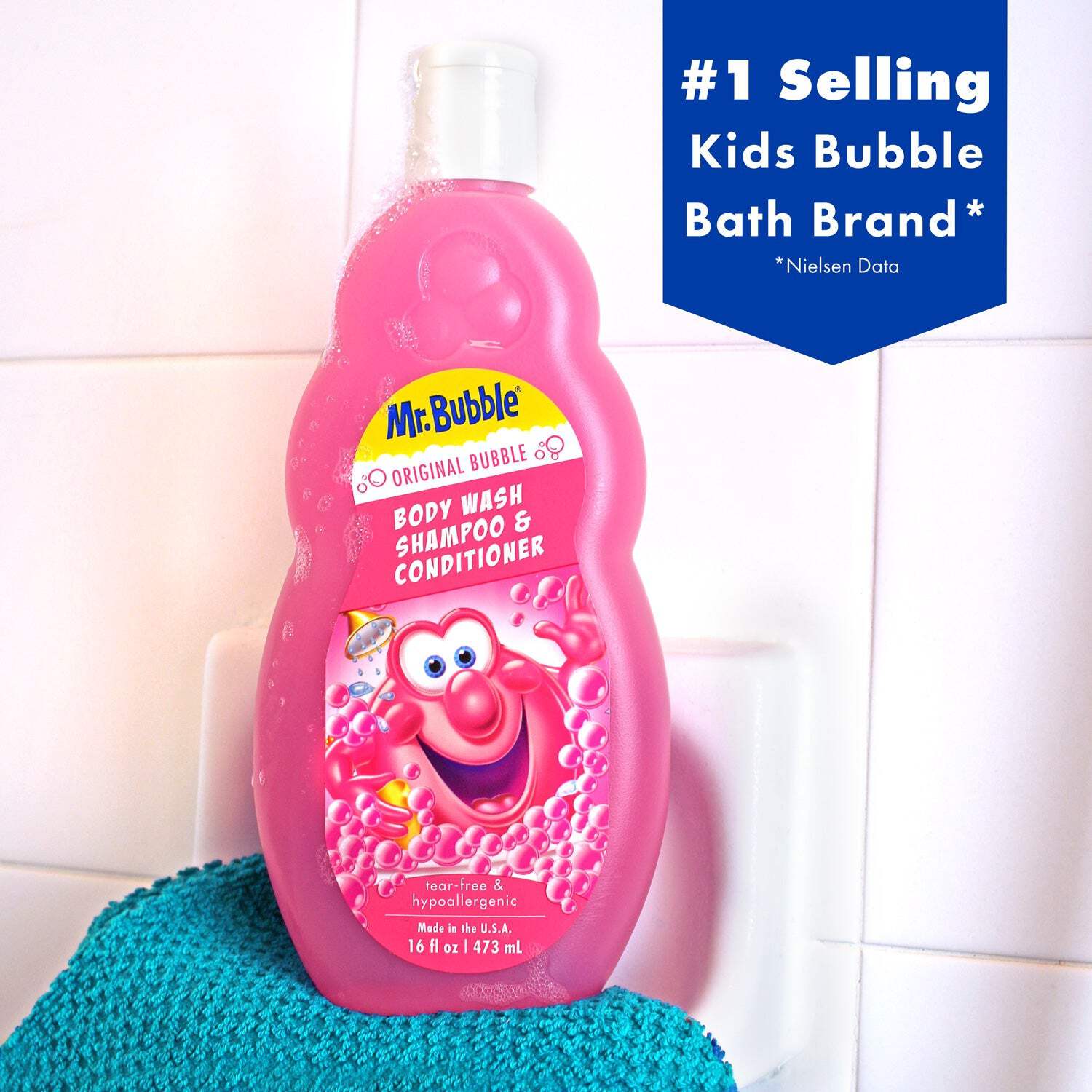 Mr. Bubble Original 3-in-1 Body Wash, Shampoo & Conditioner, 16 oz photo 6
