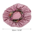 thumbnail image 2 of Unique Bargains Women Flowered Shower Cap Black 1 Pc Rose Gold Tone, 2 of 5