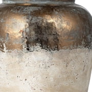 A&B Home Candia Ceramic Vase, Beige