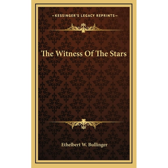 The Witness Of The Stars (Hardcover)