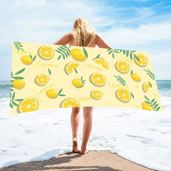 Boovnll Beach Towel, Sand Free Lightweight Microfiber Oversized Beach Towels Quick Dry for Beach Yoga Gym Pool, Beach Accessories, 30x60"