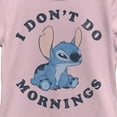 thumbnail image 2 of Girl's Lilo & Stitch I Don't Do Mornings Graphic Tee,, 2 of 5
