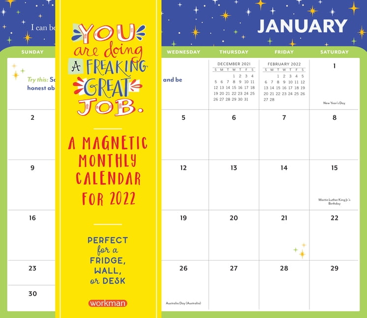 You Are Doing a Freaking Great Job Wall Calendar 2022 365