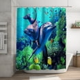 thumbnail image 4 of Halloween Decorations Outdoor Shower Curtain 70x70 Inch With 12 Plastic Hooks Waterproof Shower Curtain Bathroom Heavy Side Shower Curtain Machine Washable Quick Dry, 4 of 8