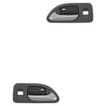 thumbnail image 1 of Manijas de Puertas Interiores HUSHAN para Honda Accord 1995 A 1997 2 Piezas Gris Obscuro/Cromado, 1 of 4