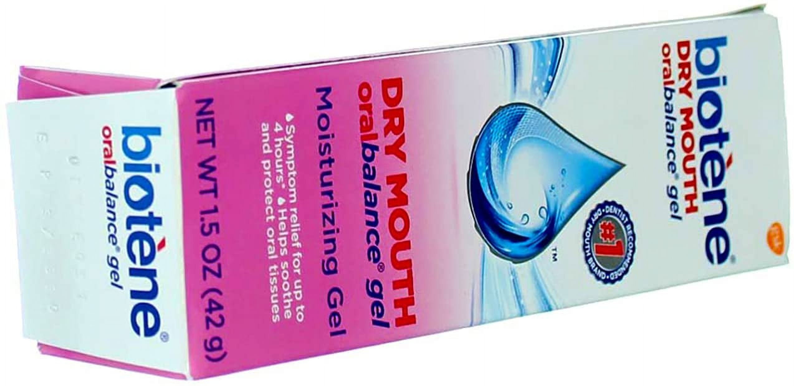 Biotene Oralbalance Dry Mouth Moisturizer Gel 1.50 oz (Pack of 4)