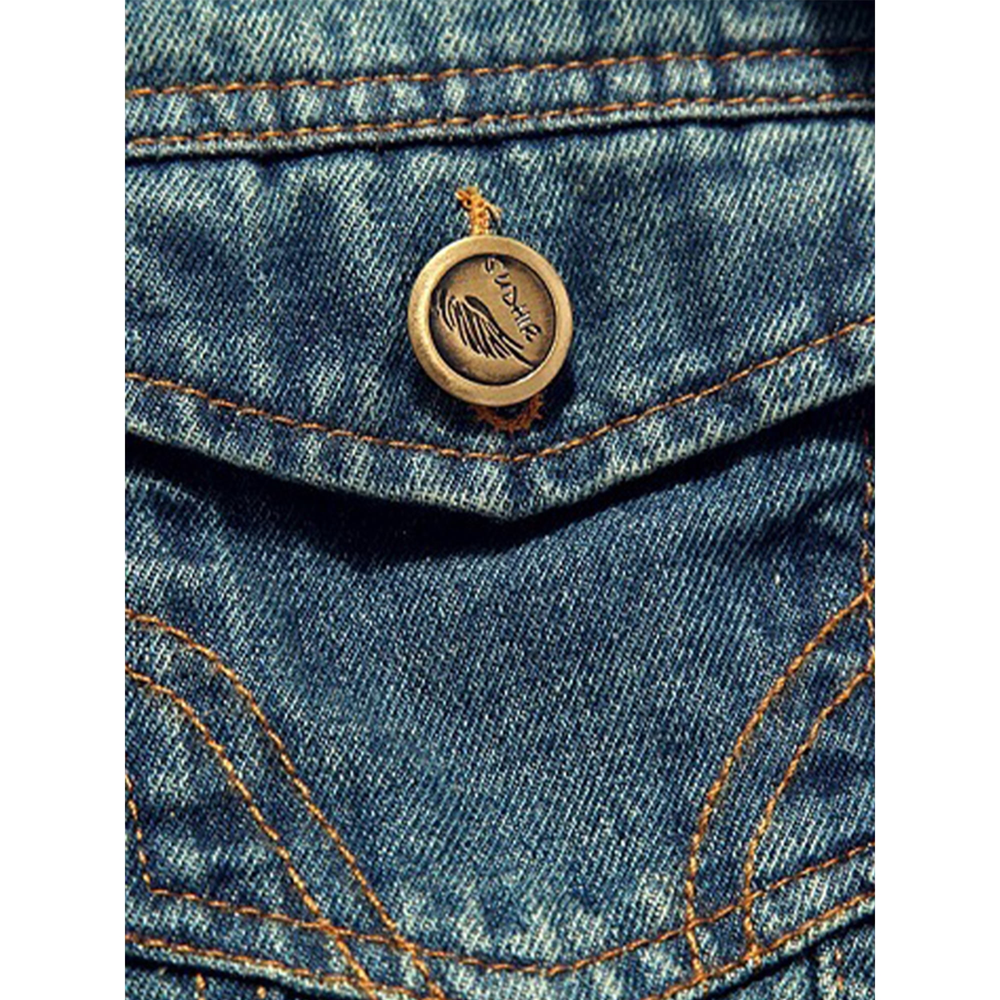 Jean vest mens walmart deals