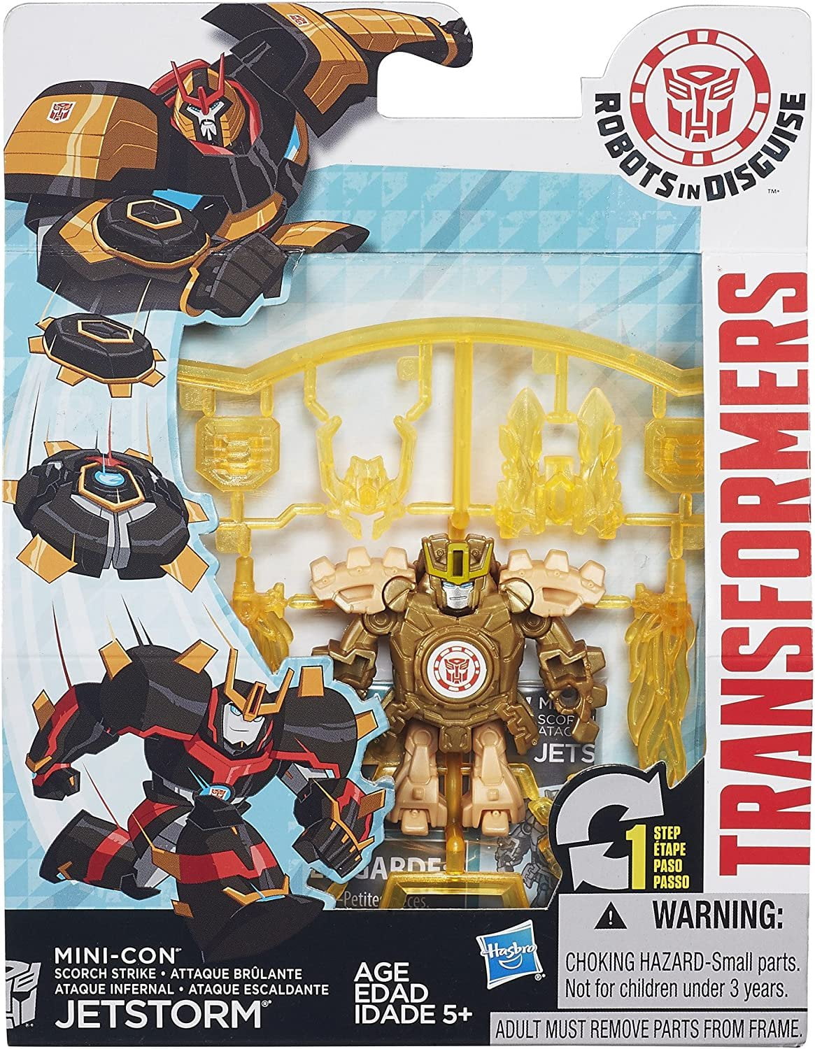 Transformers-hasbro Tra Rid Minicon Jetstorm