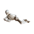 thumbnail image 1 of Reading Book Figurine Halloween Statue Halloween Statue Reading Figurine For Halloween Party Halloween Tabletop Figurine Shatterproof Ornament Set Christmas Ornament Snowflake Daughter Ornament Cute, 1 of 3
