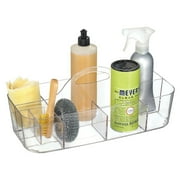 iDesign Clear Clarity Bath Tote, Large, 7 L x 14.5 W x 5.5 H