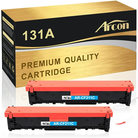 Arcon 2-Pack Compatible Toner for HP 131A CF211A Pro 200 Color MFP M276n M251n M251nw M276nw Printers (Cyan)