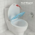 thumbnail image 5 of Toilet Seat Round,Toilet Seat with Toddler Seat Built in, Potty Training Toilet Seat Round Fits Both Adult and Child, with Soft Close, Easy Install and Clean - Fits Most Round Toilets, Blue, 5 of 8