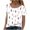 White, variant on Fesfesfes Gym Shirts Women Casual Printed Short Sleeve Round Neck Pullover Blouse T-shirt Tops Short Sleeve Shirts for Women Fitted M(US:6)