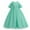 Green, variant on Odeerbi Girls Dresses Flower Girl Dress Children Baby Middle-aged Children's Embroidered Gauze Dress Princess Dress