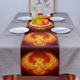 thumbnail image 3 of Phoenix Red Flame Table Runner Wedding Table Decoration Home Decor Kitchen Table Runners, 3 of 6