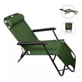 thumbnail image 1 of Silla Plegable Tipo Camastro Reclinable Playa Jardin Alberca verde, 1 of 8