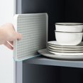 thumbnail image 2 of Inteprter Fregadero de cocina multiusos, escurridor, bandeja de café, organizador que ahorra espacio Organizadores de utensilios de cocina Blanco 31x17.5x2.3 cm, 2 of 6