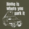 thumbnail image 3 of CafePress - Home Is Where You Park It Dark T Shirt - Men's Classic Graphic Cotton T-Shirt, 3 of 4