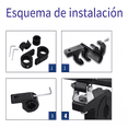 thumbnail image 5 of Bases Para Luces Auxiliares Metal Motocicleta Auto 2 pzs negro, 5 of 5