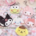 thumbnail image 3 of Sanrioed Hello Kitty Slide Mirror Kawaii Anime Kuromi Melody Kt Bags Pendant Vanity Mirror Key Chain Portable Cute Student Gift, 3 of 10