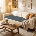 thumbnail image 2 of decorUhome Sofa Cover for Dogs, Non Slip Fuzzy Couch Cover, Washable Slipcover for Pets(Dark Gray, 27.6" x 27.6"), 2 of 9