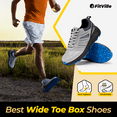 thumbnail image 3 of FitVille Wide Men's Trail Running Shoes with Arch Support, Sneakers for Men, Gray, Size 11 Wide, 3 of 9