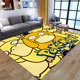 thumbnail image 1 of Alfombra de baño de franela antideslizante de Pikachu, alfombra rectangular de dibujos animados de Pokémon, Alfombra de piso para puerta de cocina, alfombra de baño para sala de estar, decoración del, 1 of 4
