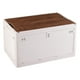 thumbnail image 1 of Caja plegable de plástico, caja de almacenamiento plegable, organizador para acampar de 36L, contenedores de almacenamiento plegables, claridad notable, 1 of 8