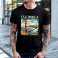 thumbnail image 5 of Classic California State Golden Gate Bridge T-Shirt, San Francisco Bay Tee and Coastal Landmark Souvenir, 5 of 6