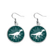 thumbnail image 1 of Carne de caza de animales de rastreo Pendientes pendientes de plata colgantes joyas señora Unbranded M, 1 of 3