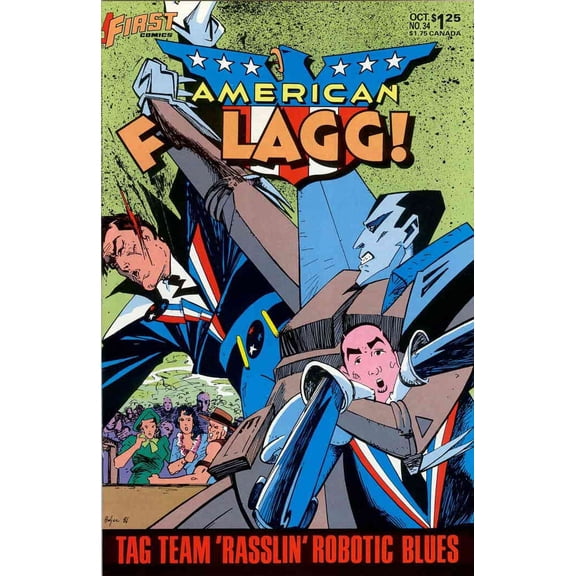American Flagg #34 VF ; First Comic Book