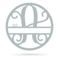 thumbnail image 4 of RealSteel Family Legacy Monogram – Personalized Metal Name Sign (Letter E, 30"), 4 of 10