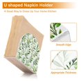 thumbnail image 5 of Yayeee Napkin Holder for Table Kitchen Paper Tissue Organization, Green Leafy Pattern, 5 of 8