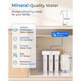 thumbnail image 2 of Waterdrop T3-T 220 GPD, Remineralization 7-Stage Reverse Osmosis System, 2:1 Pure to Drain, NSF/ANSI 372 Certified Water Filtration System, Under Sink RO Water Filter with Water Tank, No Power Needed, 2 of 9