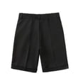 thumbnail image 5 of hengsof Boys Back to School Dress Shorts, Kids Loose Fit Uniform Half-Length Shorts, Solid Casual Sport Shorts, 5 of 5