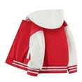 thumbnail image 6 of OSOLU Toddler Child Boys Girls Autumn Spring Long Sleeved Color Block Baseball Hooded Coat Tops Jackets Baby Birthday Dailywear, 11-12 Years, 6 of 6