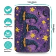 thumbnail image 5 of Dish Drying Mat Halloween Witch Bat Moon NIght Coffee Bar Mat Non Slip Foldable Washable 18x24 Inch Dishes Plate Glass Dry Draining Pad for Dining Table Coffee Bar, 5 of 7